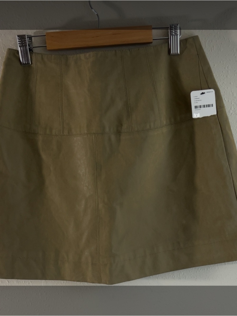 Free People Olive Mini A-Line Skirt - Picture 2 of 8